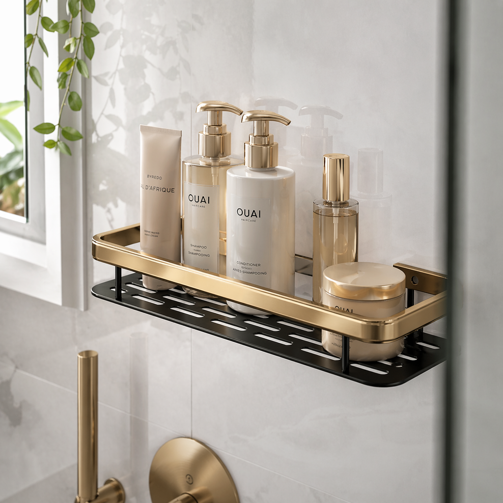 NORA Shelf™ | No-Drill Wall Organiser — Damage-Free Storage for Renters